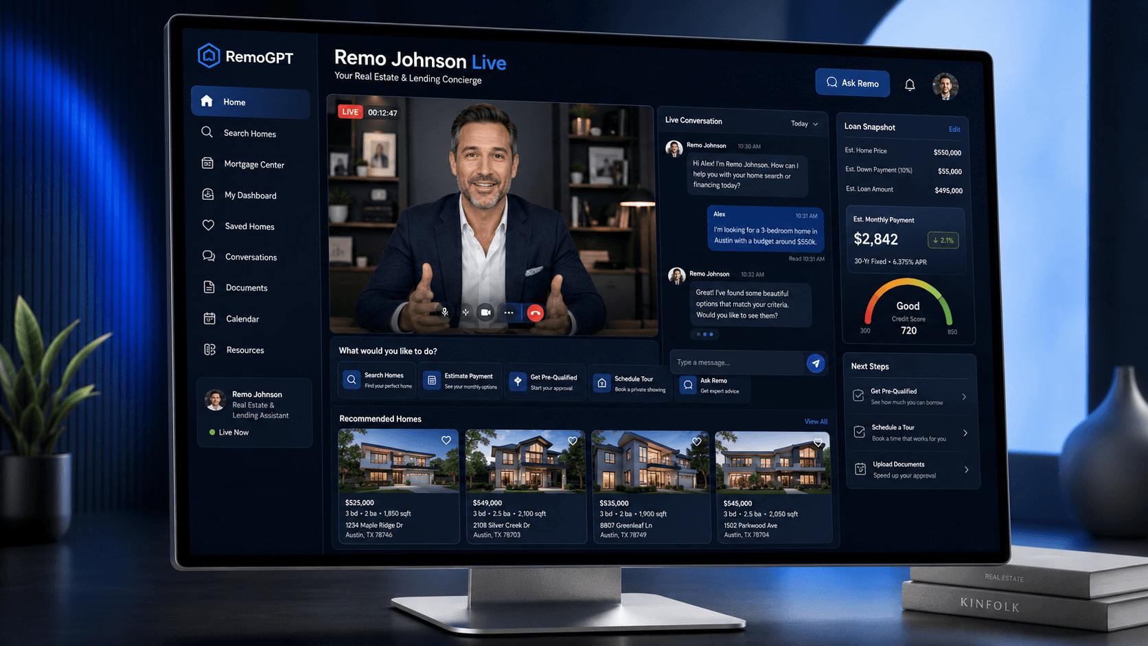 Remo Johnson AI home journey assistant preview